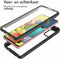 iMoshion Hoesje Geschikt voor Samsung Galaxy A51 Hoesje - iMoshion 360° Full Protective Case - Zwart / Transparant