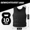 Fitby Gewichtsvest 10KG - Verstelbaar Gewichtsvest - Krachttraining & Crossfit - Zwart