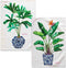 Keukendoek HappyFriday Porcelain Multicolour 70 x 50 cm (2 Stuks)