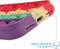 iMoshion Hoesje Geschikt voor iPhone Xs / X Hoesje Siliconen - iMoshion Pop It Fidget Toy - Pop It hoesje - Rainbow