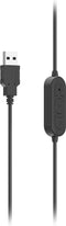 Hama HS-USB300 V2 - Over-Ear headset met microfoon - USB - Zwart