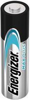 Energizer Max Plus - AA-batterijen - Langdurige energie - Zilver (4 stuks)