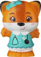 Klorofil 700219 - Speelset Ziekenhuis - Inclusief Foxy poppetje en 7 accessoires