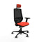 Bureaustoel Piqueras y Crespo D036G2W Donker oranje