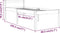 vidaXL - Seniorenbed - massief - grenenhout - wit - 75x190 - cm - Small - Single