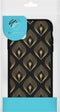 iMoshion Hoesje Geschikt voor Samsung Galaxy A21s Hoesje Siliconen - iMoshion Design hoesje - Goud / Gold Peacock Feather