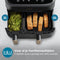 Philips 3000 Series - Dual Airfryer - 9L - Dubbele Mand - Zwart/Zilver