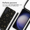 iMoshion Hoesje Geschikt voor Samsung Galaxy S23 Plus Hoesje Met Koord - iMoshion Siliconen design hoesje met koord - Zwart / Sky Black