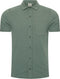 Mario Russo Korte Mouwen Overhemd - Overhemd heren - Polo Shirt Heren - t shirt heren - XL - Eend Groen