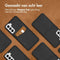 Accezz Samsung Galaxy S21 - Back Cover - Premium Leather Card Slot - Zwart