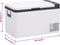 vidaXL - Koelbox - met - handvat - 18 - L - PP - & - PE - zwart - en - wit