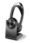 Poly Voyager Focus 2 UC - Hoofdtelefoon - Draadloos Bluetooth 5.1 - Zwart