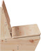 vidaXL - Tuinstoelen - 2 - st - 60x64x70,5 - cm - massief - grenenhout