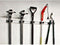 Toolflex H-01 - Aluminium Gereedschapsrail 90cm - 5 Houders - Grijs