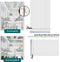 Homewell Raamfolie HR++ - Zonwerend & Isolerend - Statisch - Strepen 70x300cm