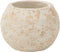 J-Line bloempot Rustiek Klei - cement - wit - small - Ø 17 cm