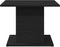 vidaXL - Salontafel - Zwarte - Eik - 55,5x55,5x40 - cm - Bewerkt - Hout