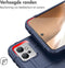 iMoshion Hoesje Geschikt voor Motorola Moto G32 Hoesje Siliconen - iMoshion Rugged Shield Backcover - Blauw