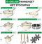 JUST PERFECTO JL-779 - 15-delige pannenset - Antiaanbaklaag marmer - Beige (15 stuks)