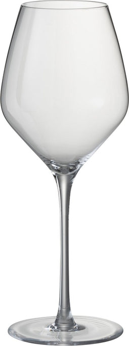 J-Line glas witte wijn Leti - glas - transparant - 6 stuks