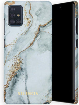 Selencia Hoesje Geschikt voor Samsung Galaxy A51 Hoesje - Selencia Maya Fashion Backcover - grijs