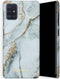 Selencia Hoesje Geschikt voor Samsung Galaxy A51 Hoesje - Selencia Maya Fashion Backcover - grijs