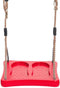 Swing King schommelzitje voetschommel 35cm - rood