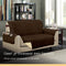 Orange Donkey, Couch Cover Bankhoes Love Seat - 223x177 cm - Bruin/crème - Hondendeken - Sofa cover - Bankbeschermer honden/katten - Waterafstotende Meubelhoes