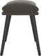vidaXL - Voetenbank - 45x29,5x35 - cm - fluweel - donkergrijs