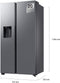 Samsung RS70F64KDT - Koelkast Side-By-Side - Geïntegreerde Wi-Fi All Around Cooling - Vrijstaand