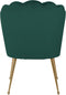 Richmond - Stoel Pippa Green velvet / gold