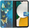 iMoshion Hoesje Geschikt voor Samsung Galaxy A34 (5G) Hoesje Met Pasjeshouder - iMoshion Design Softcase Bookcase - Blauw / Blue Butterfly