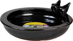 Tuinplus - Vogelbad - Rond - Zwart