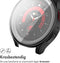 imoshion Screenprotector - Geschikt voor Samsung Galaxy Watch 6 44mm - Full Cover Hard Case / Beschermend Hoesje - Zwart