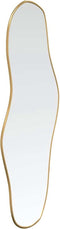vidaXL - Wandspiegel - 70x30 - cm - goudkleurig