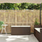 vidaXL - Tuinbank - met - kussen - 110x40x44 - cm - poly - rattan - bruin