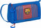 Schoolpennenzak F.C. Barcelona M917 Kastanjebruin Marineblauw 20 x 11 x 8.5 cm
