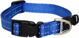 Rogz Utility Halsband Blauw - Hondenhalsband - L 34-56x2.0 Cm