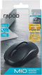 Rapoo M10 - Draadloze muis - 1000 DPI - Blauw