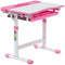 Coast Tiltable Kinderbureau - Hoogteverstelbaar - Kantelbaar tafelblad - Roze