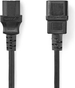 Nedis CEGP10500BK20 - Stroomverlengkabel - 200 cm - Zwart