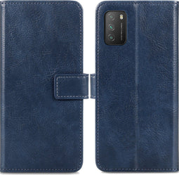 iMoshion Hoesje Geschikt voor Xiaomi Poco M3 Hoesje Met Pasjeshouder - iMoshion Luxe Bookcase - Donkerblauw