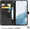 iMoshion Hoesje Geschikt voor Samsung Galaxy S23 Plus Hoesje Met Pasjeshouder - iMoshion Mandala Bookcase - Zwart