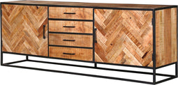 Dressoir Isa - Dressoir kasten - Dressoir industrieel 210 cm