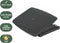 BRASQ FR400 - Ergonomische Voetensteun - Verstelbaar - Antislip - Zwart