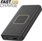 OtterBox Powerbank 10.000 mAh - 18W USB/USB-C PD - Draadloos opladen max. 10W - Zwart