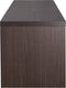 TV meubel kast modern - dressoir - louvre schuifdeuren - 135 cm breed