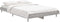vidaXL - Bedframe - bewerkt - hout - grijs - sonoma - eikenkleurig - 120x190 - cm
