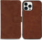 iMoshion Hoesje Geschikt voor iPhone 13 Pro Max Hoesje Met Pasjeshouder - iMoshion Uitneembare 2-in-1 Luxe Bookcase - Bruin