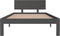 vidaXL - Bedframe - massief - grenenhout - grijs - 100x200 - cm